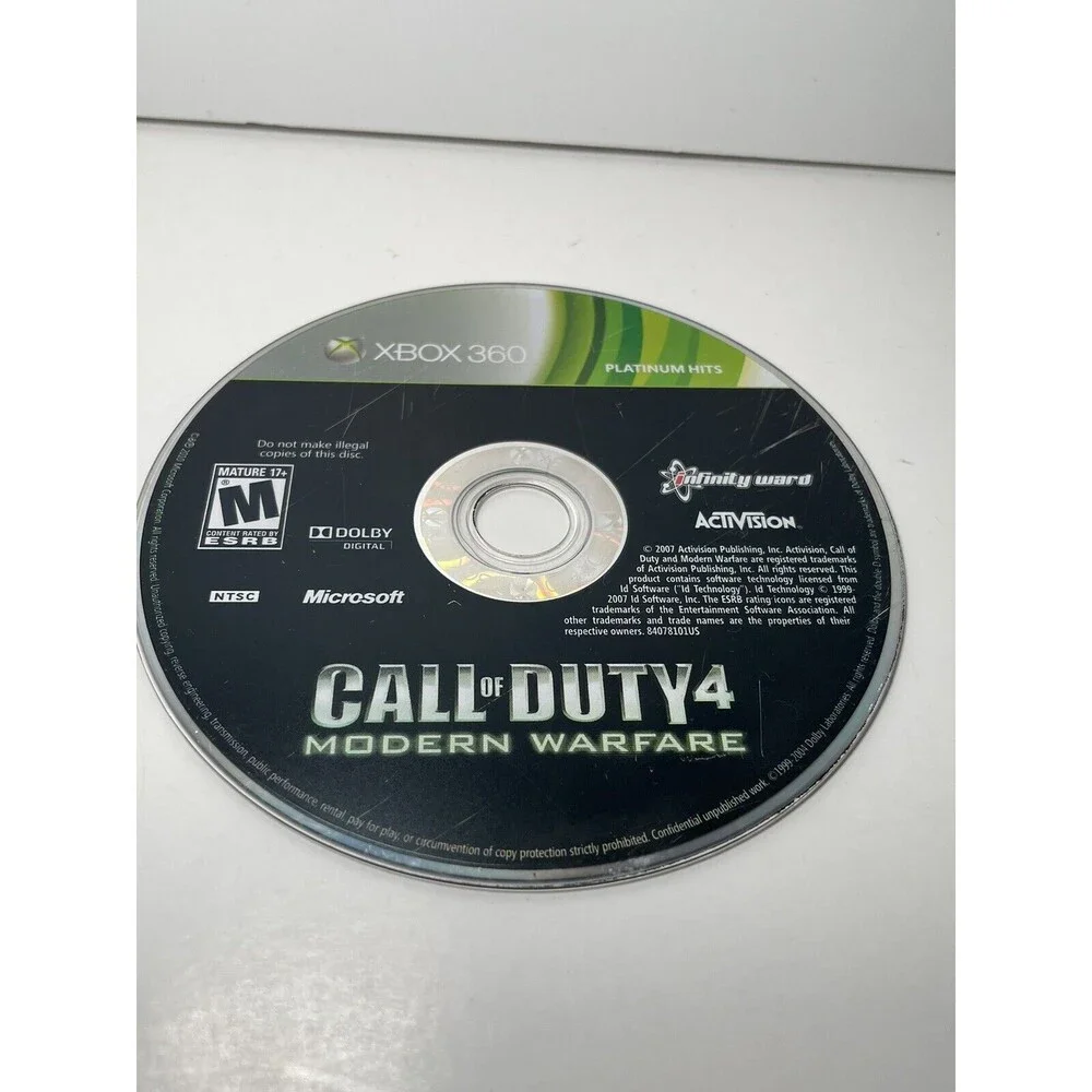 Call of Duty 4: Modern Warfare Platinum (Xbox 360) Tested